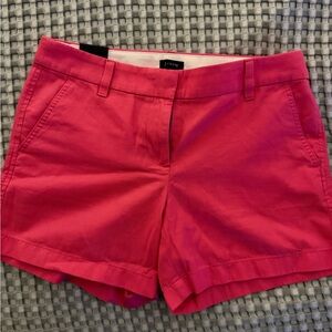 J. Crew Women's Vibrant Pink Bermudas